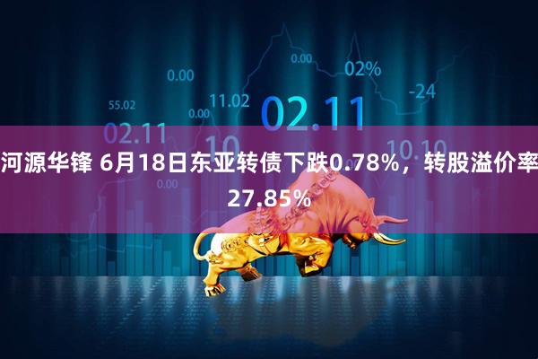 河源华锋 6月18日东亚转债下跌0.78%，转股溢价率27.85%
