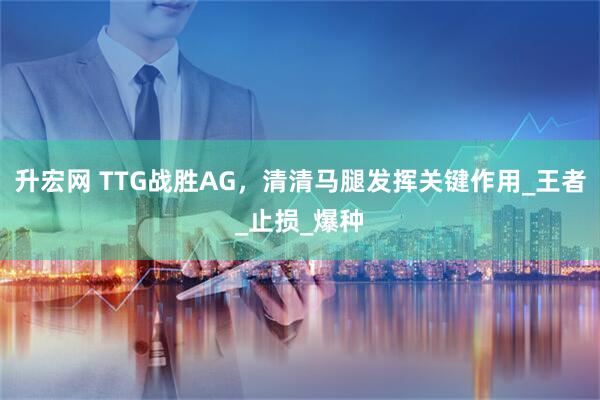 升宏网 TTG战胜AG，清清马腿发挥关键作用_王者_止损_爆种